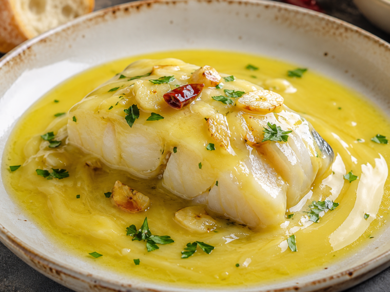 Basque Cod in Pil-Pil Sauce (Bacalao al Pil-Pil)