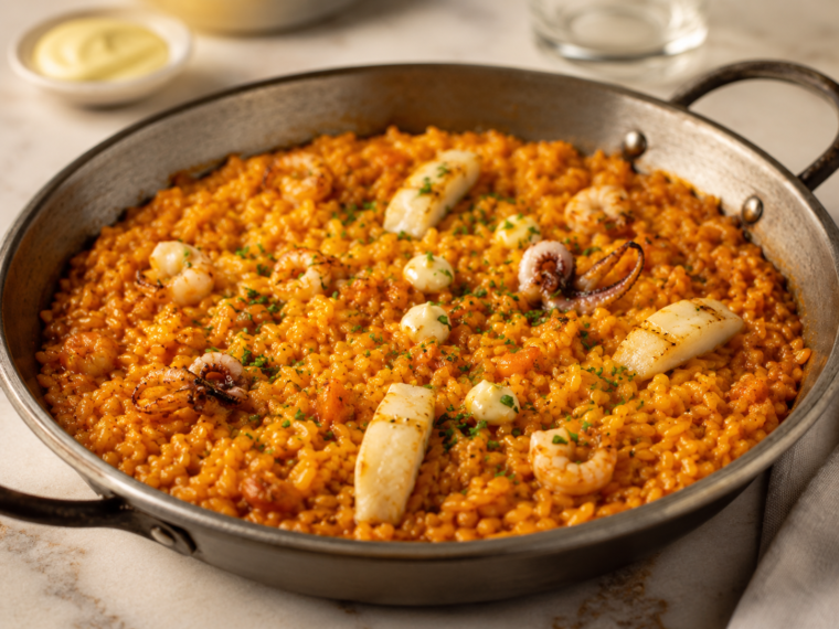 Traditional Valencian Arroz a Banda