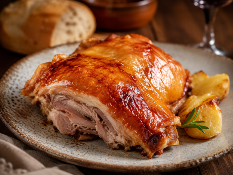 Spanish Roast Suckling Pig with Crispy Skin