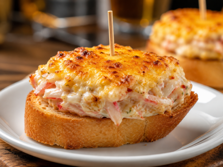 Donosti-Style Crab Stick and Shrimp Pintxos