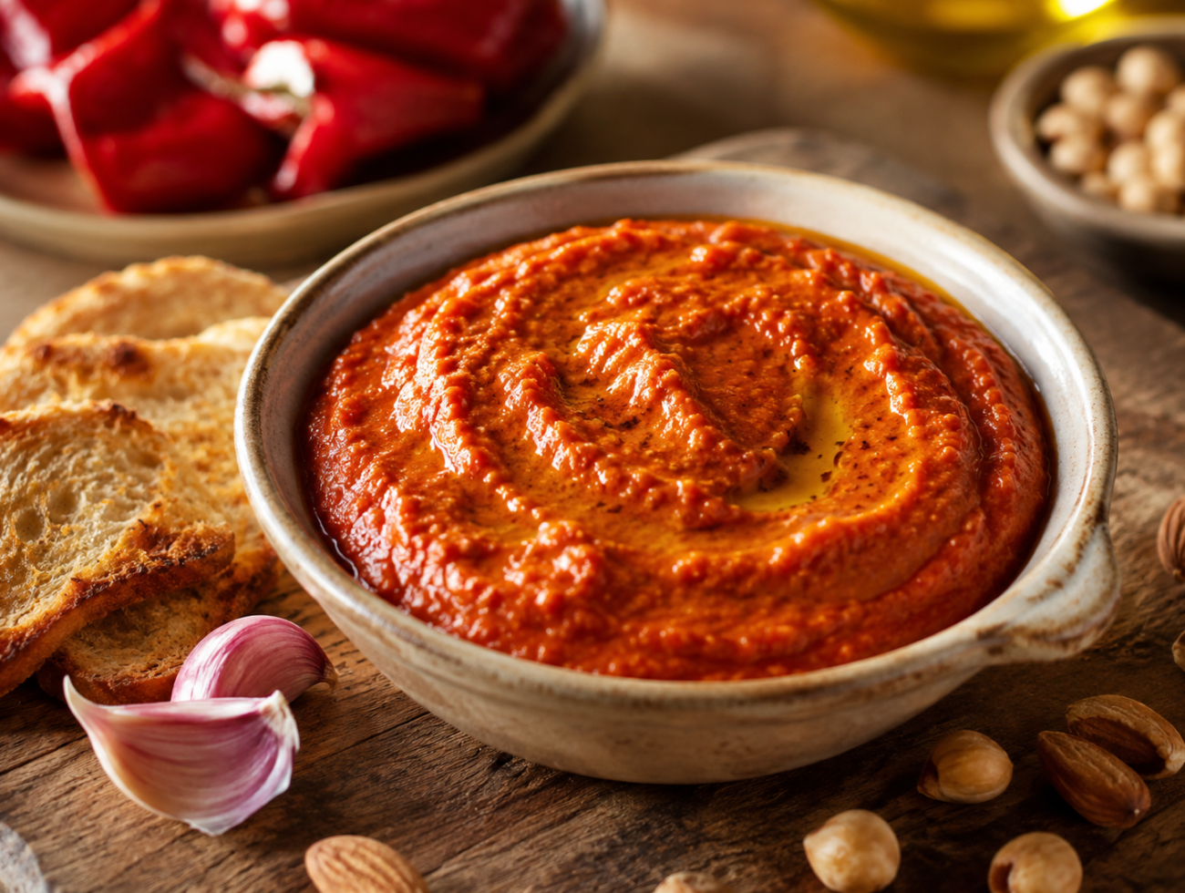 Traditional Spanish Romesco Sauce