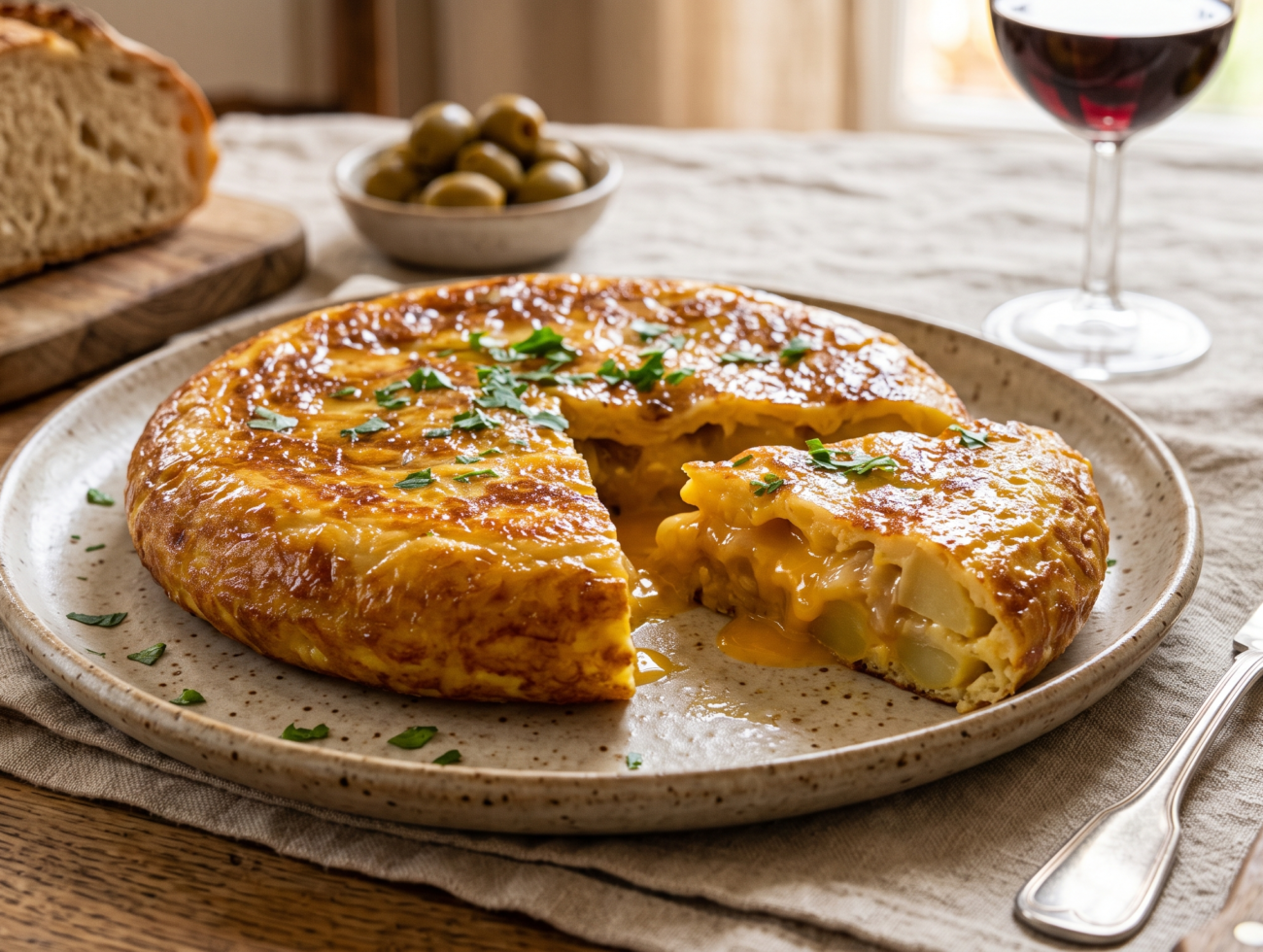 Spanish Potato and Onion Omelet (Tortilla de Patatas)