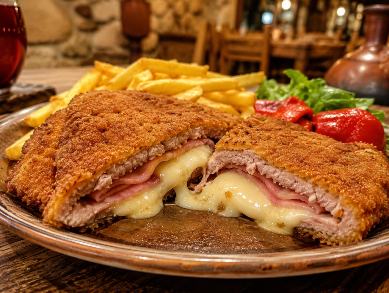 Asturian Beef Cachopo with Ham and Cheese