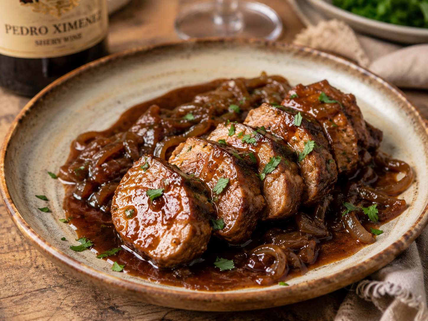 Iberian Pork Tenderloin with Pedro Ximénez Sauce