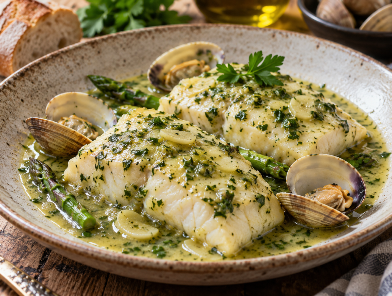 Basque-Style Hake in Green Sauce