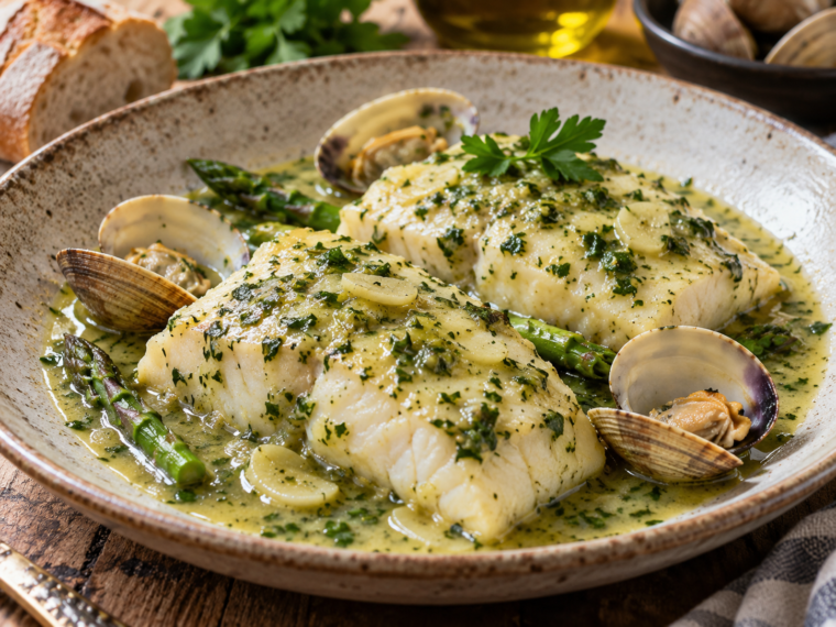 Basque-Style Hake in Green Sauce