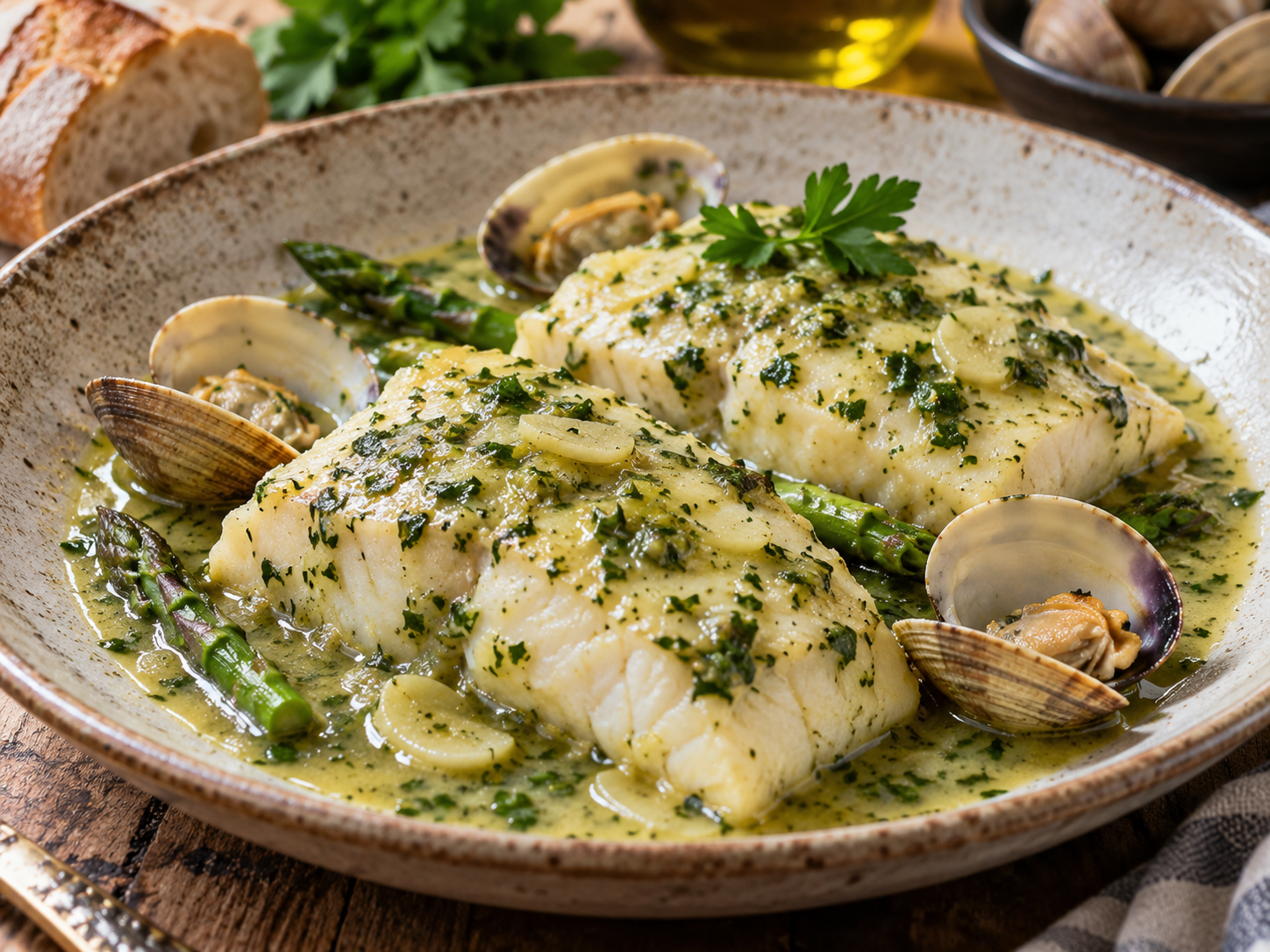 Basque-Style Hake in Green Sauce