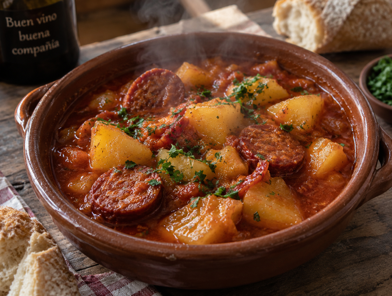Rioja-Style Potatoes with Chorizo