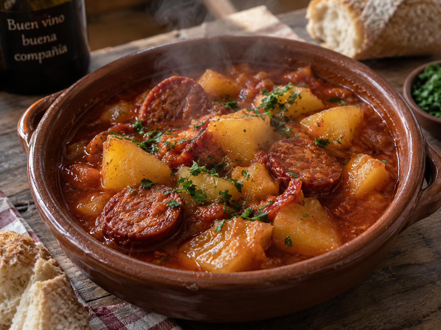 Rioja-Style Potatoes with Chorizo